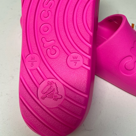 Pink Crocs Slide Sandals - Picture 6 of 9